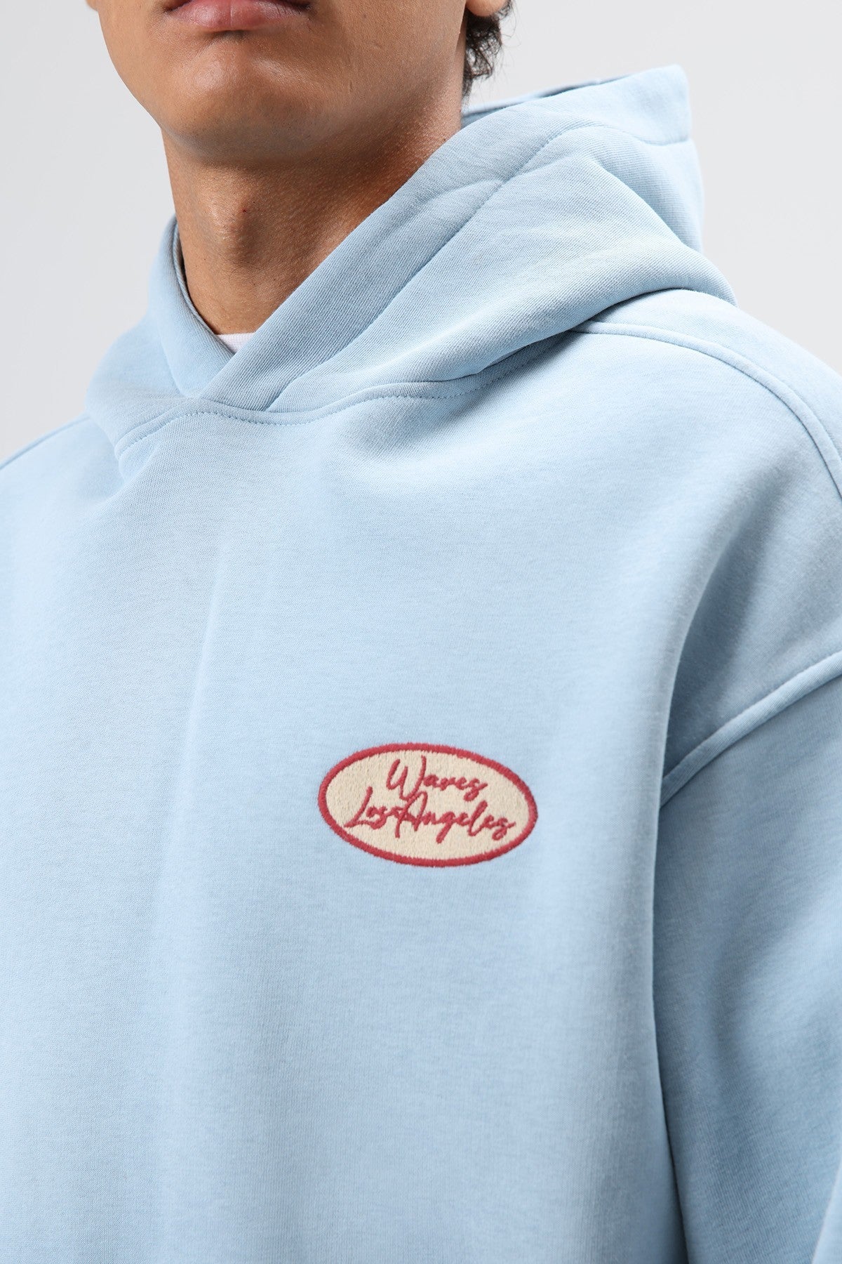 Oversize Baskılı Kapüşonlu Sweatshirt