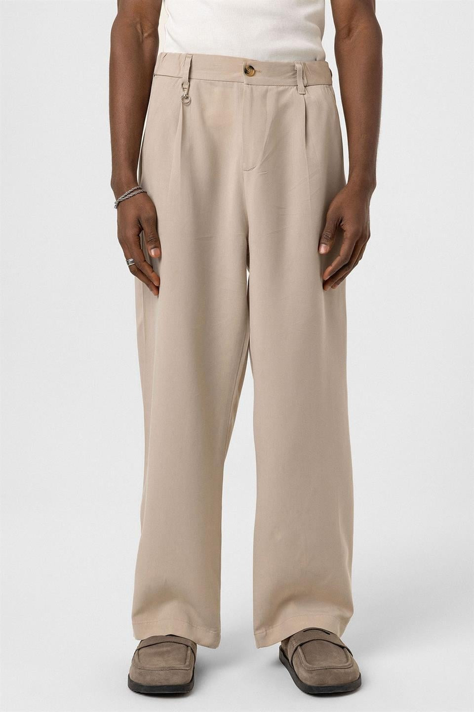 Relaxed Fit Kumaş Pantolon