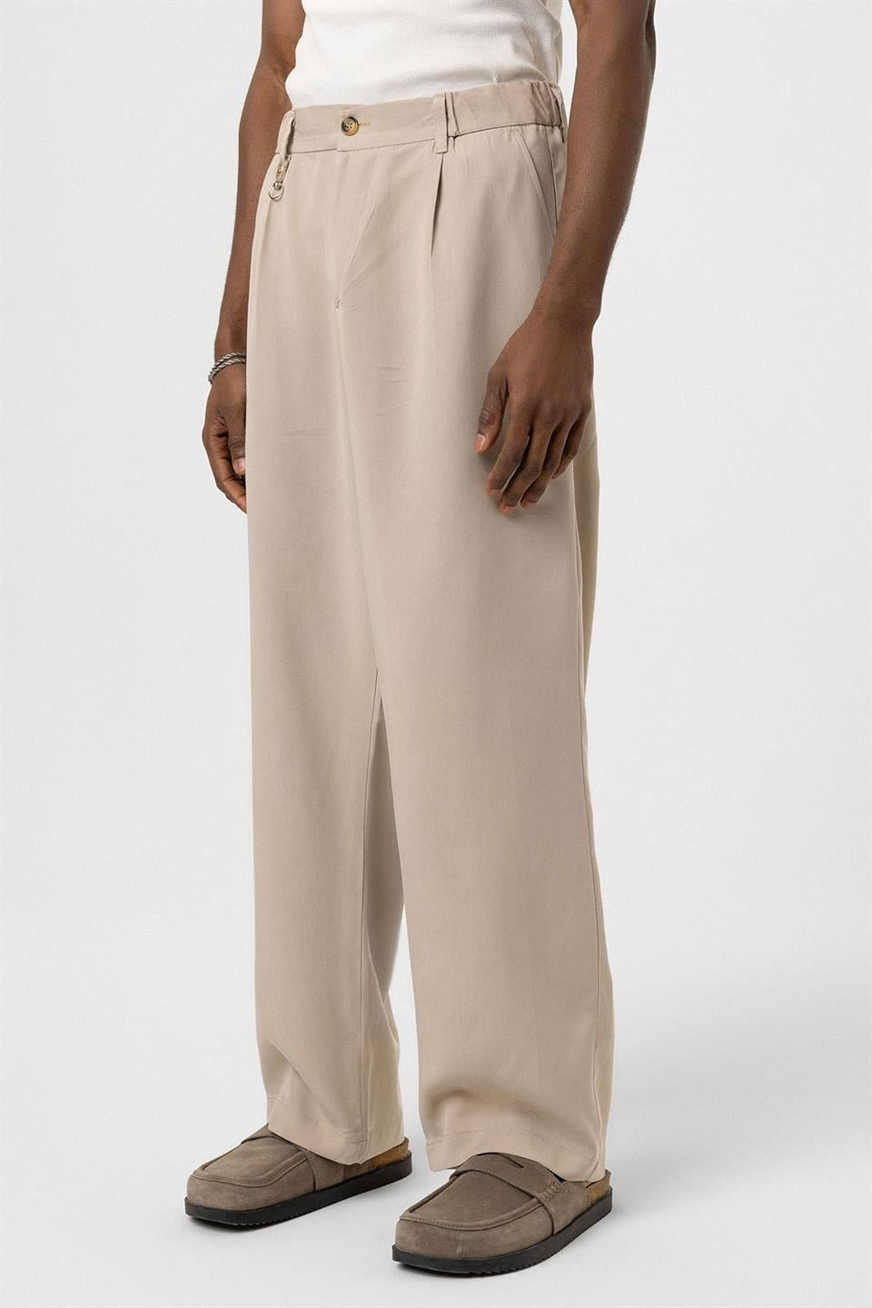 Relaxed Fit Kumaş Pantolon