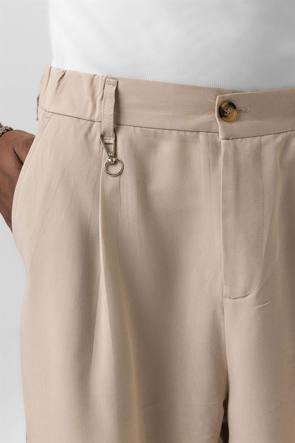 Relaxed Fit Kumaş Pantolon