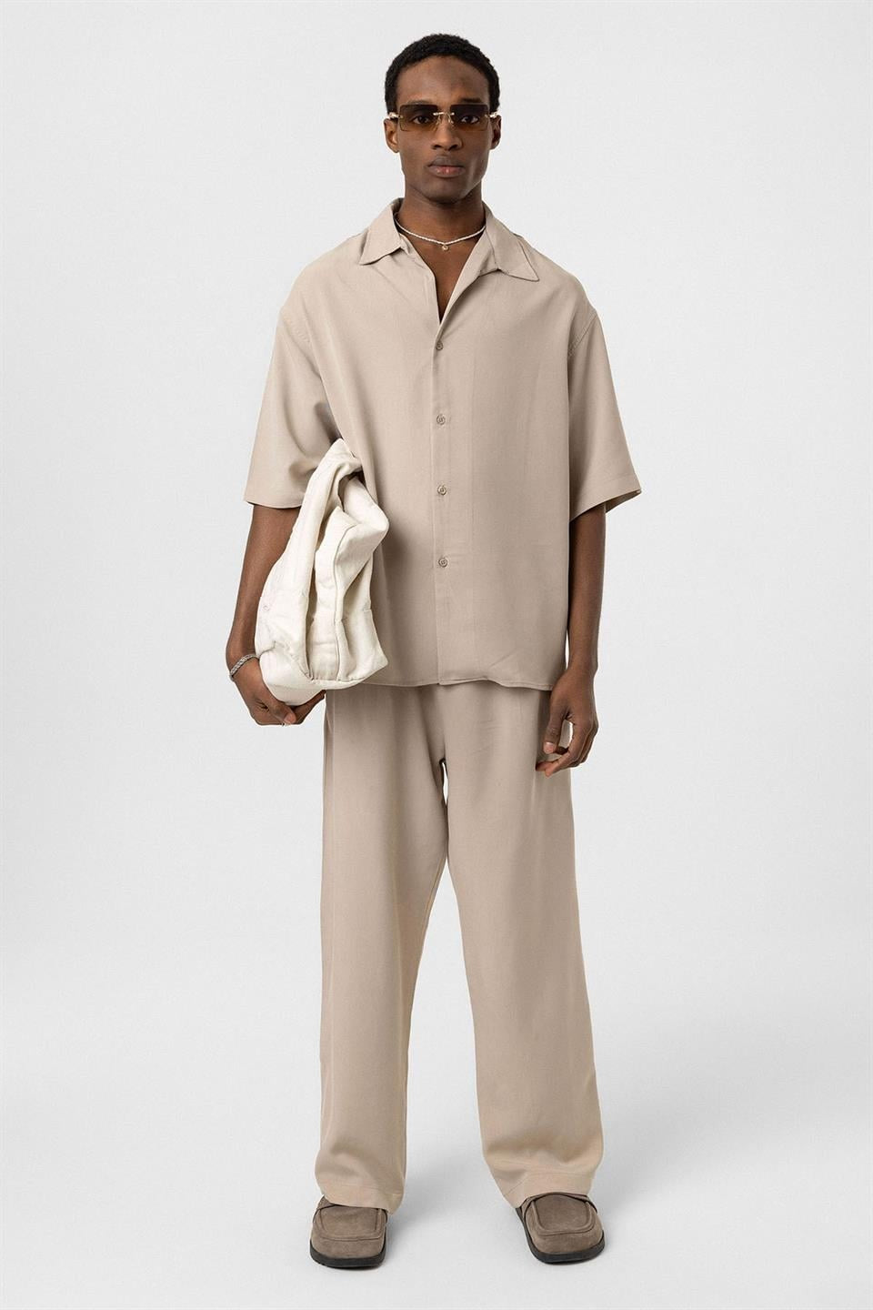 Relaxed Fit Kumaş Pantolon
