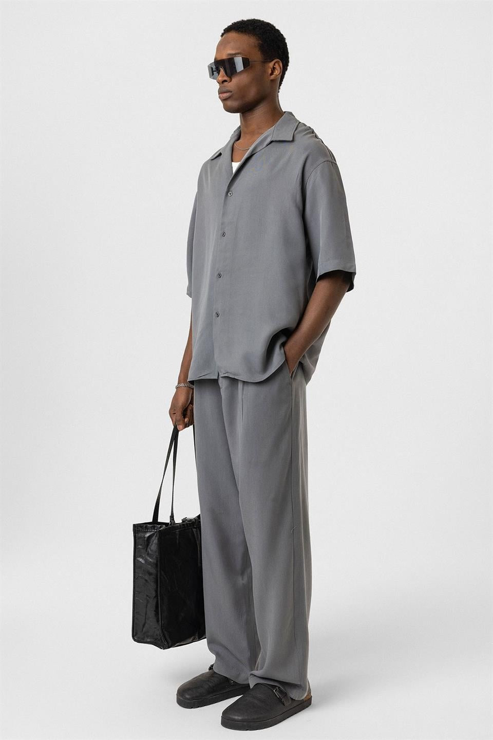 Relaxed Fit Kumaş Pantolon
