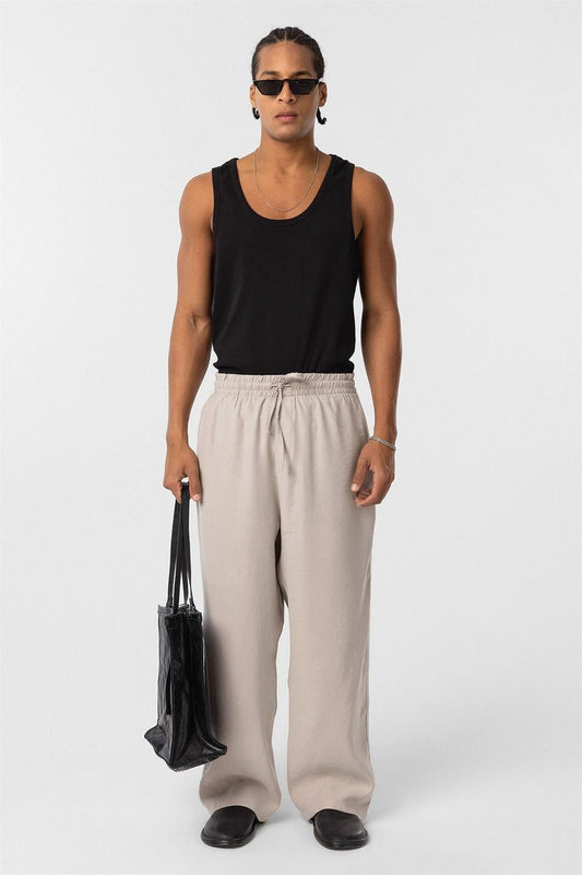 Baggy Fit Modal Kumaş Pantolon