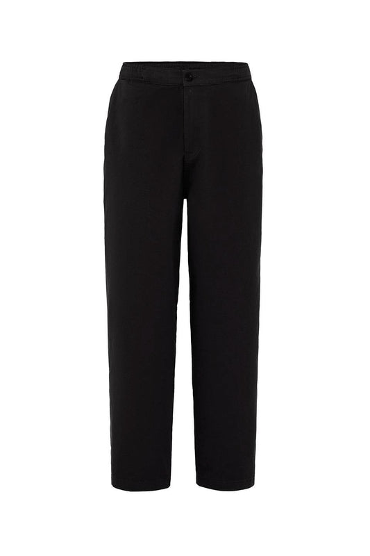 Yıkamalı Gabardin Baggy Pantolon