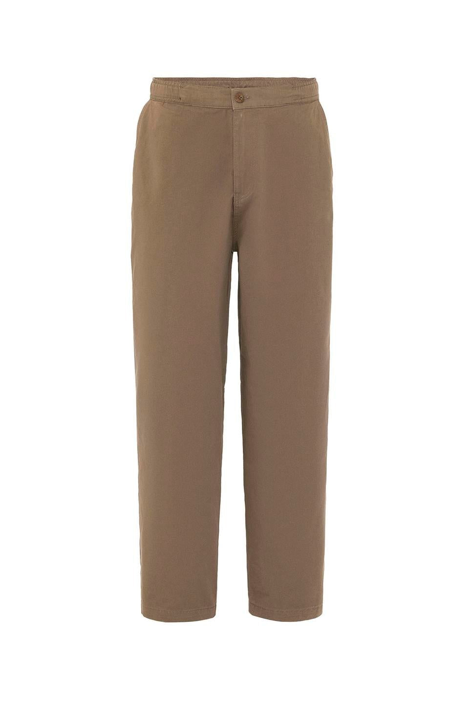 Yıkamalı Gabardin Baggy Pantolon