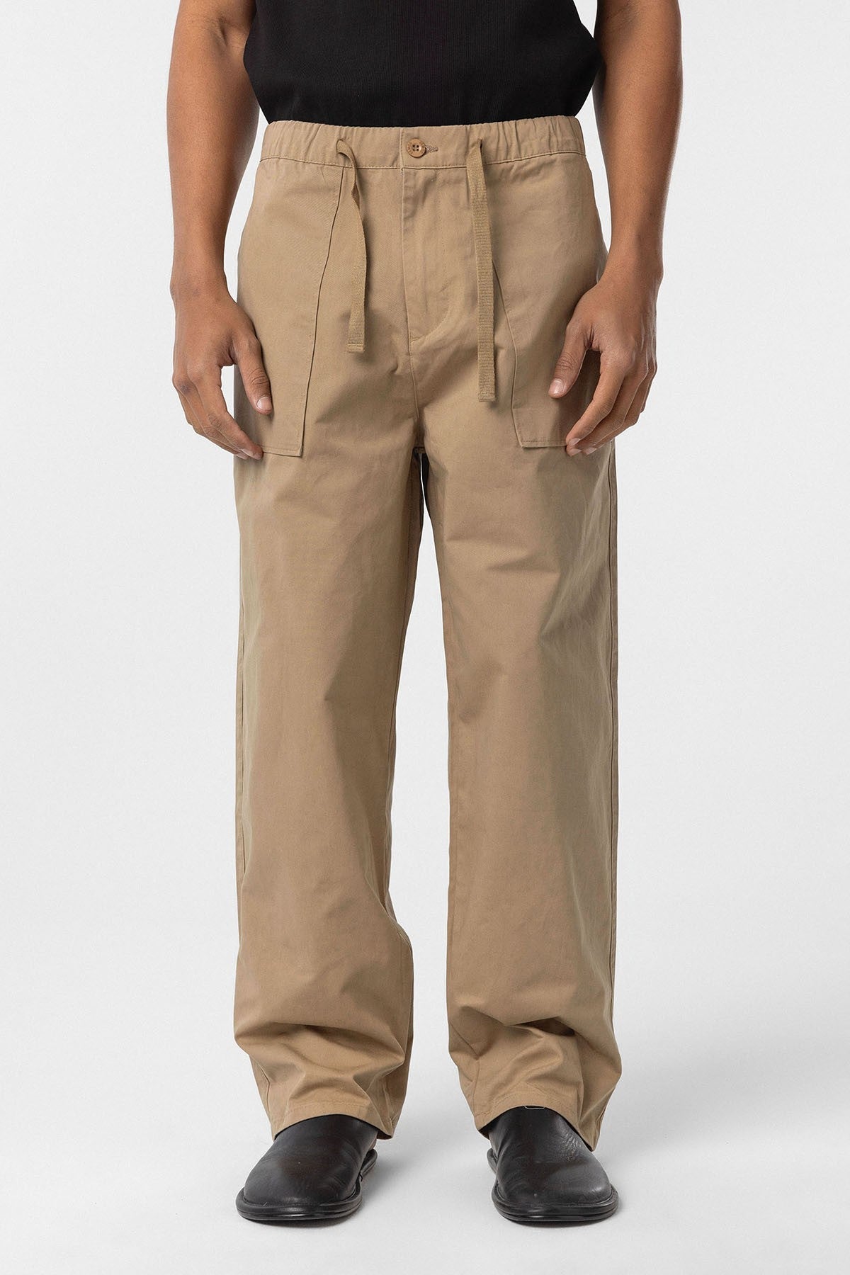 Baggy Fit Gabardin Pantolon