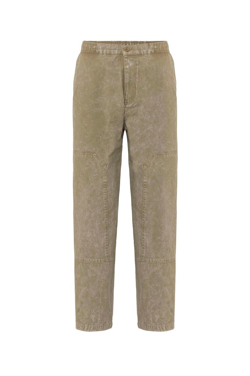 Yıkamalı Baggy Gabardin Pantolon