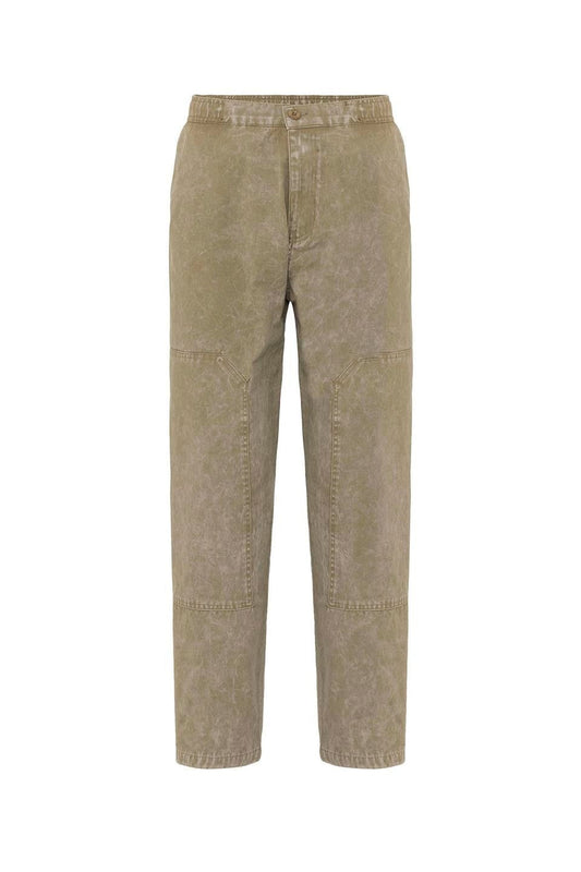 Yıkamalı Baggy Gabardin Pantolon