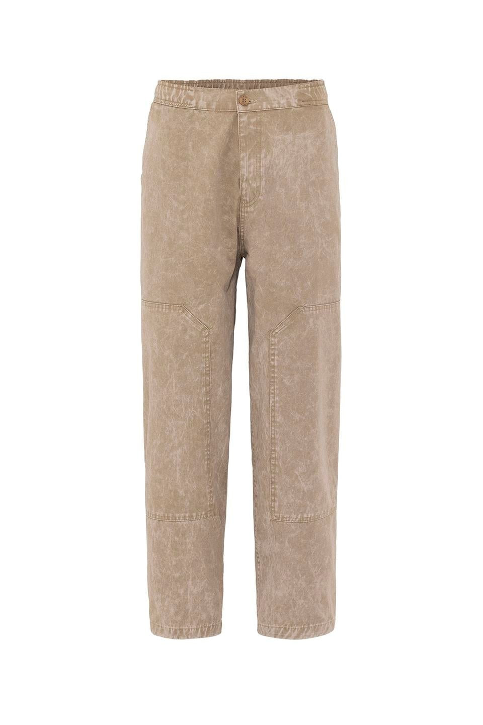 Yıkamalı Baggy Gabardin Pantolon