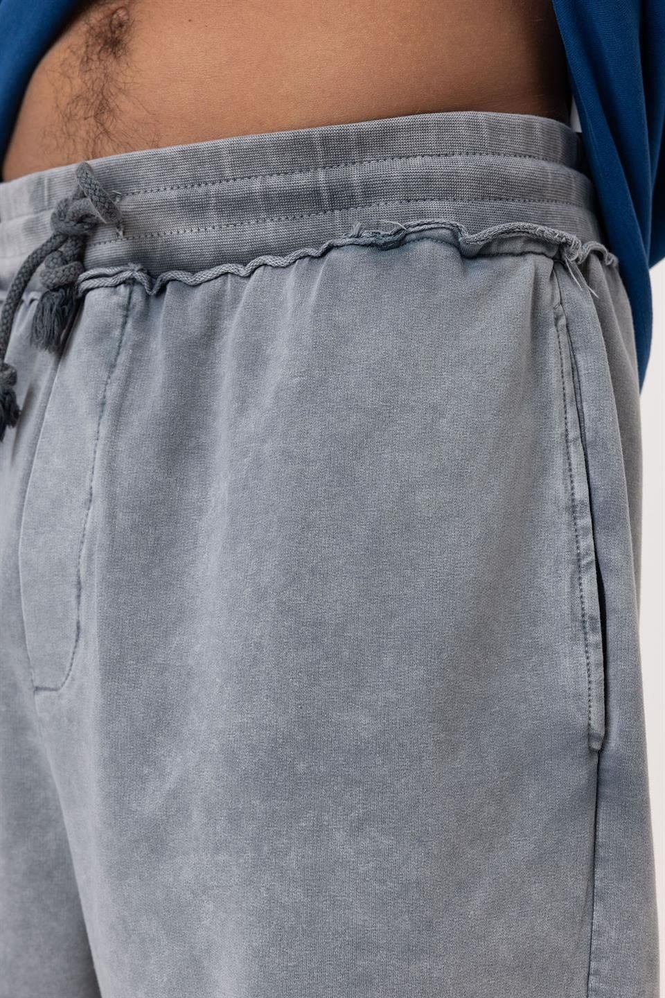 Yıkamalı Oversize Şort
