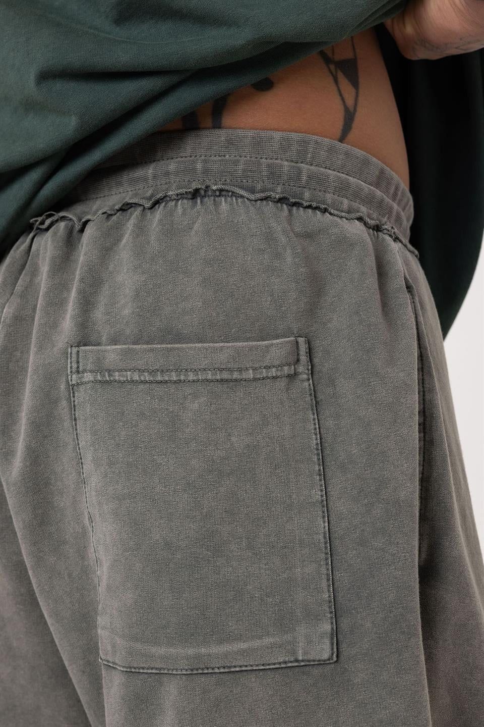 Yıkamalı Oversize Şort