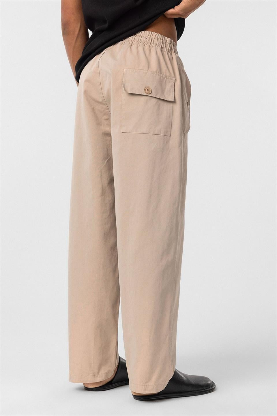 Bağcıklı Baggy Gabardin Pantolon