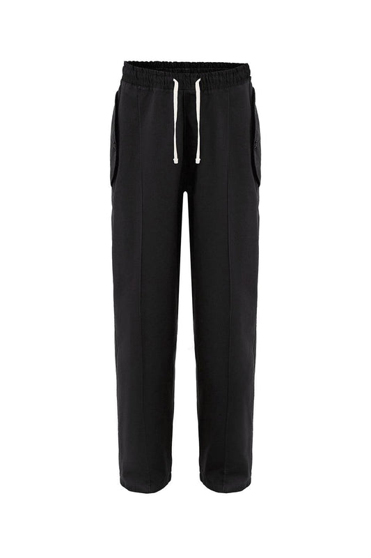 Bağcıklı Baggy Gabardin Pantolon