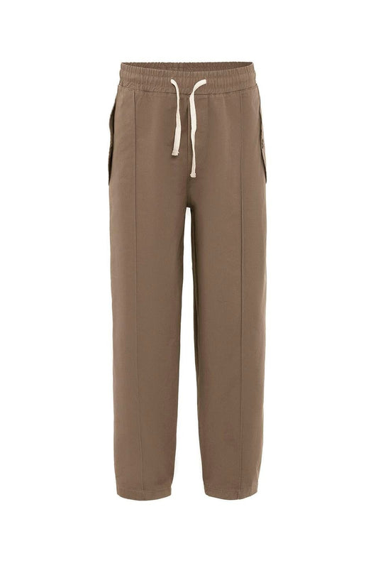 Bağcıklı Baggy Gabardin Pantolon