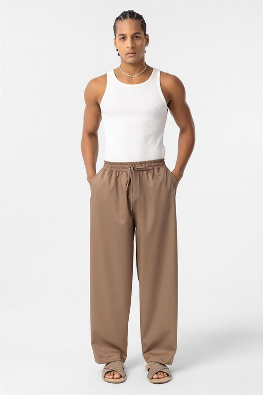 Bel Lastikli Baggy Pantolon