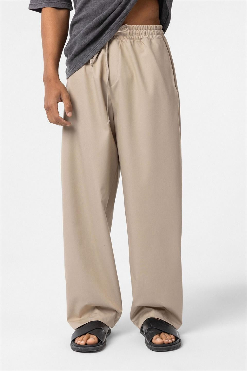 Bel Lastikli Baggy Pantolon