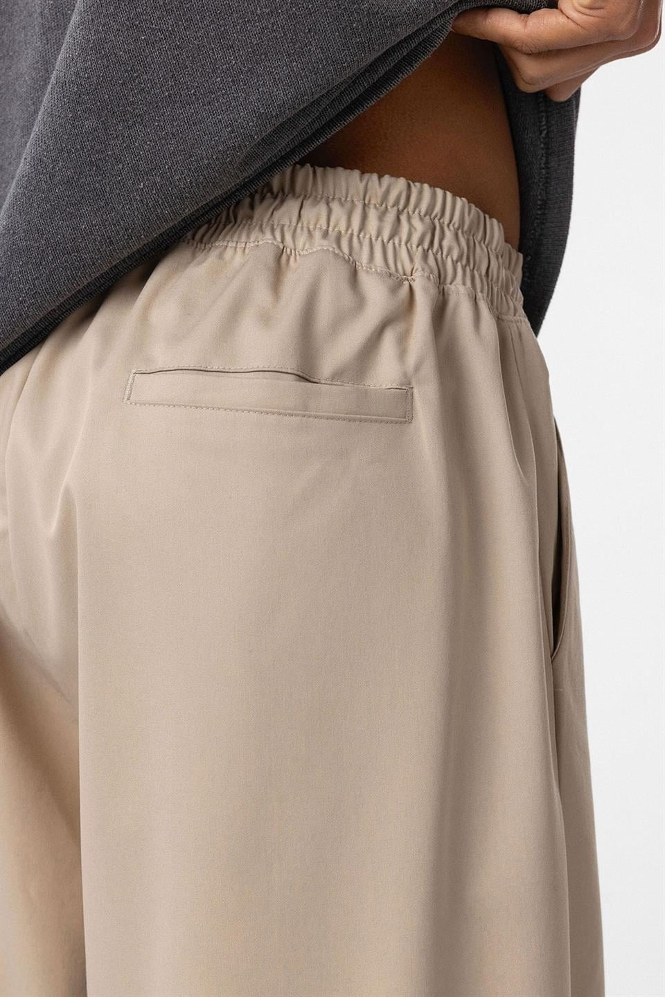 Bel Lastikli Baggy Pantolon