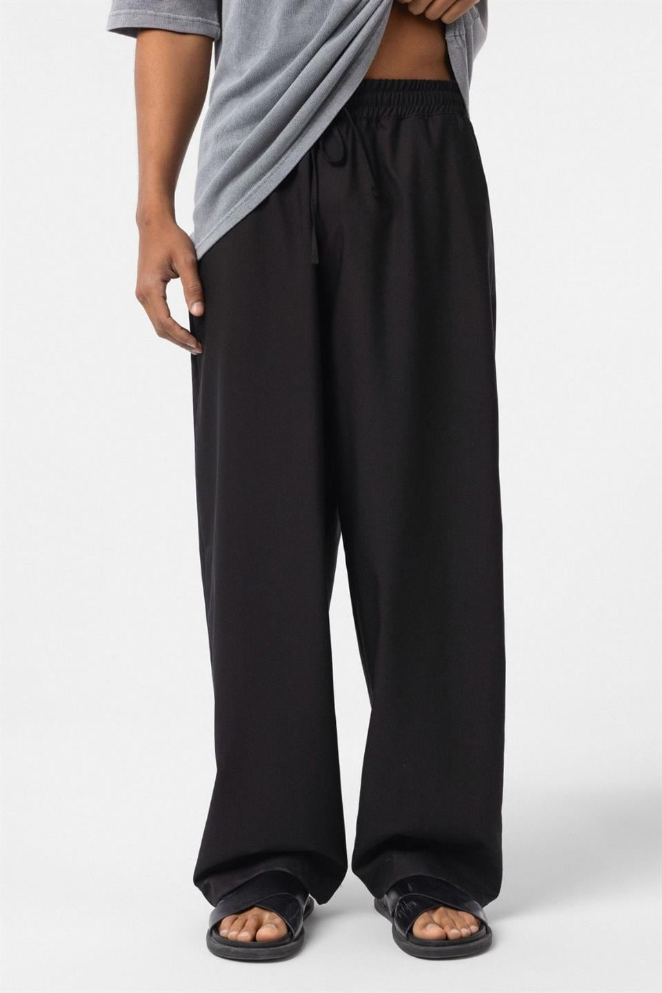 Bel Lastikli Baggy Pantolon