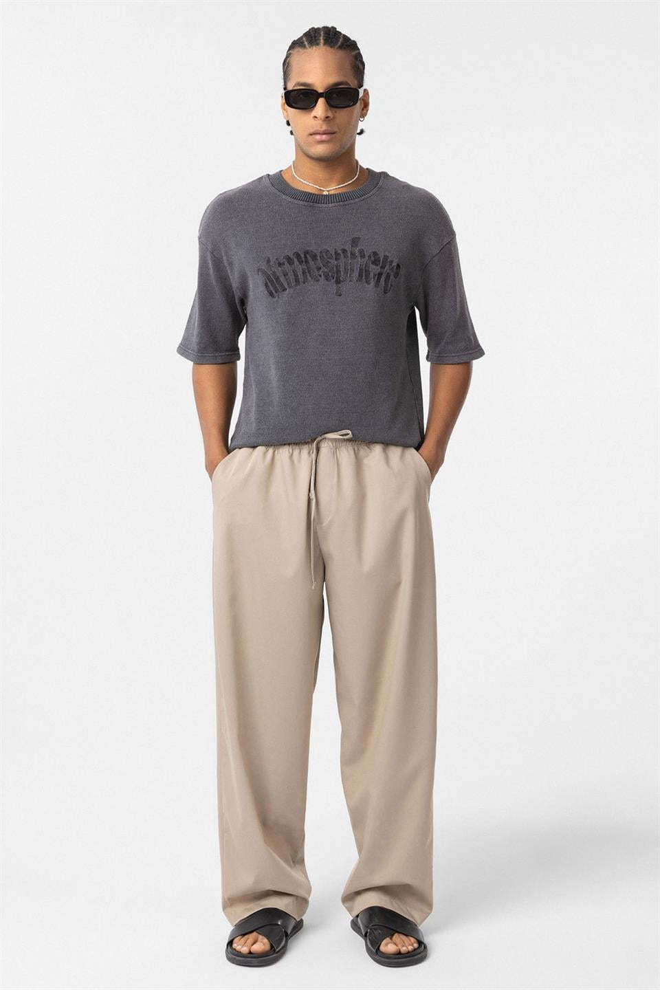 Bel Lastikli Baggy Pantolon