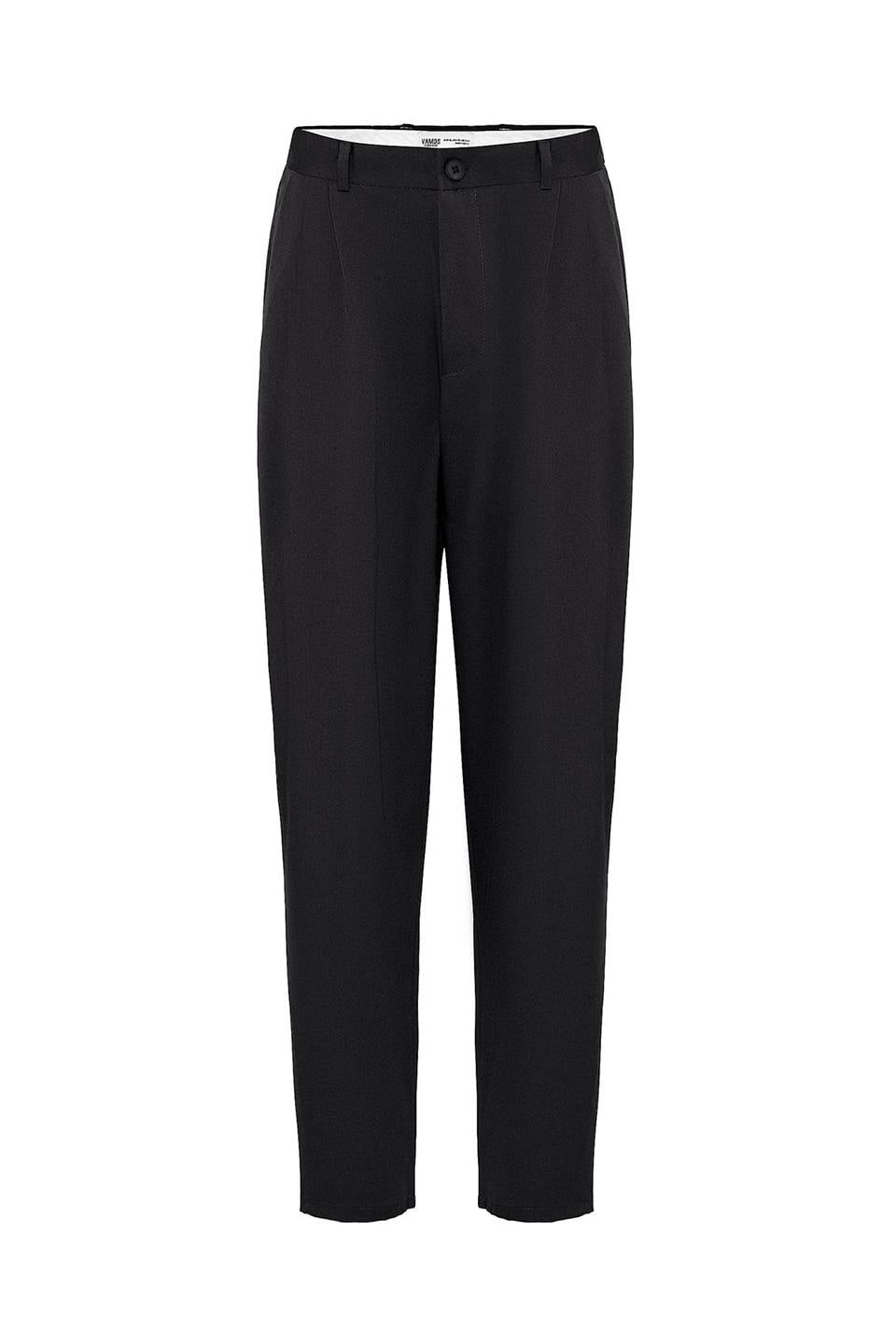 Baggy Fit Pileli Kumaş Pantolon