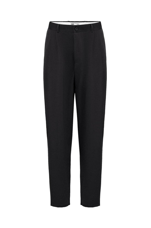 Baggy Fit Pileli Kumaş Pantolon