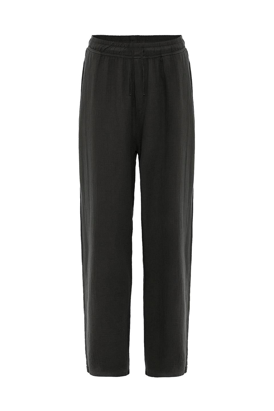 Baggy Fit Müslin Keten Pantolon