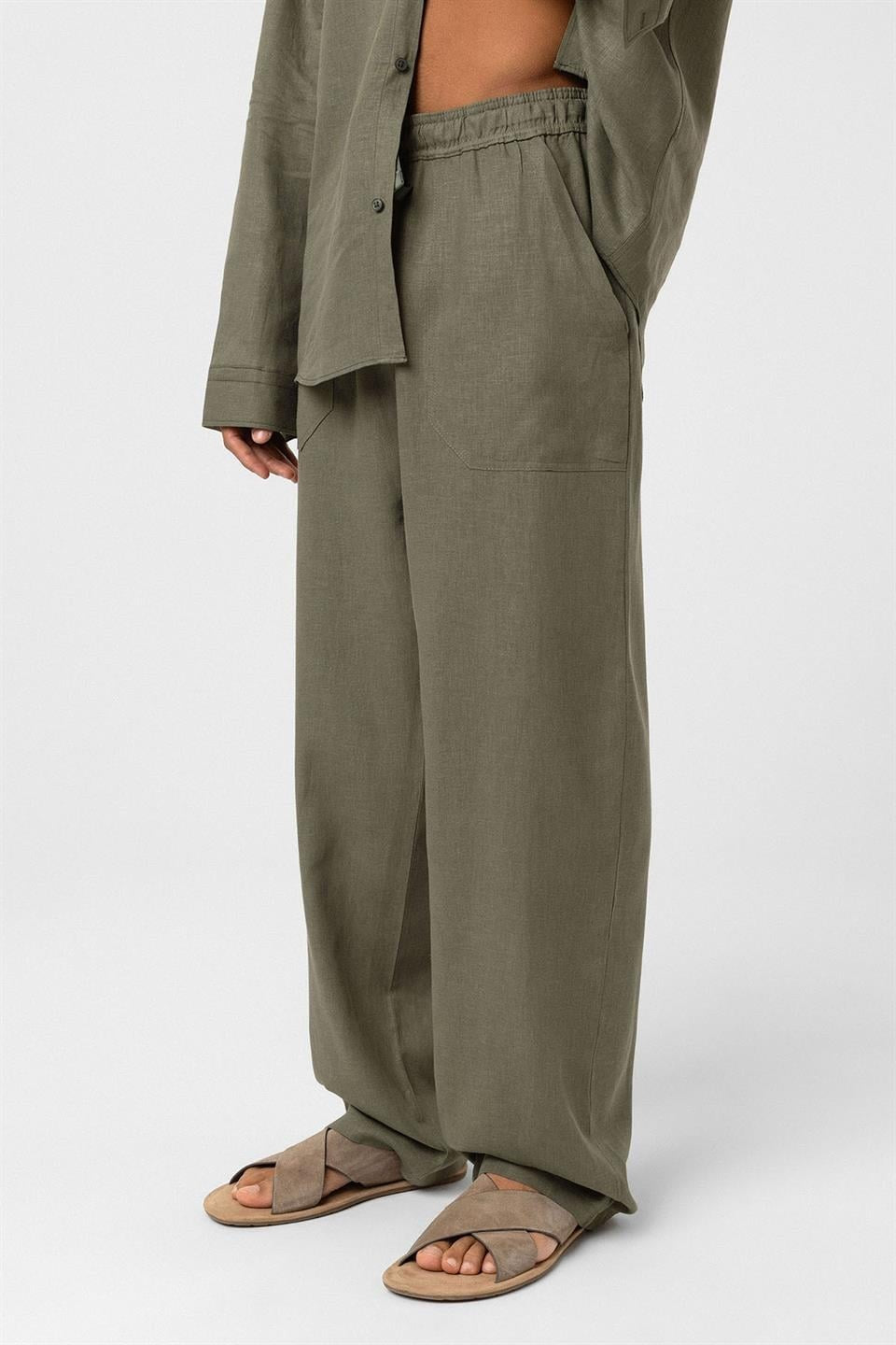 Baggy Keten Pantolon