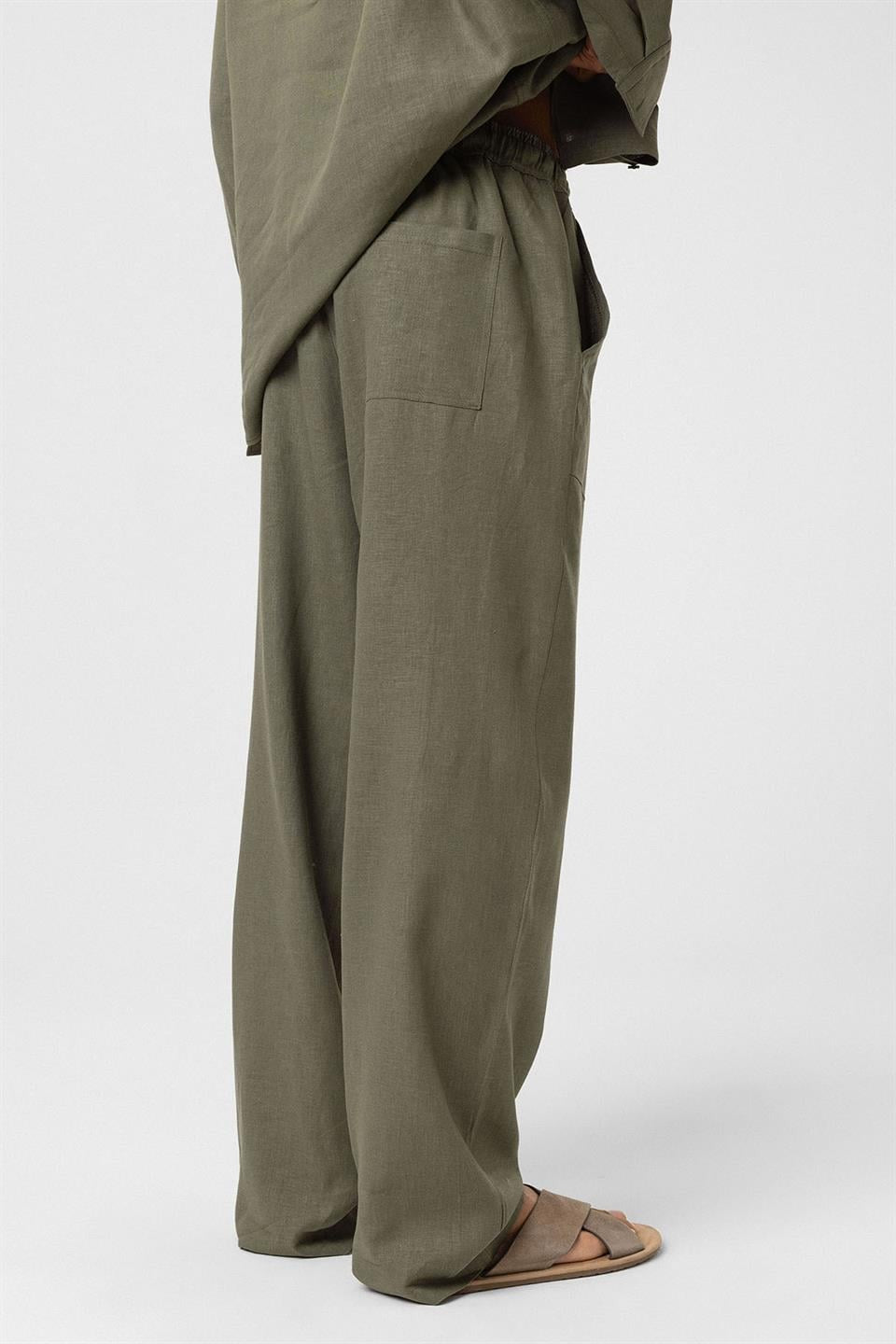 Baggy Keten Pantolon
