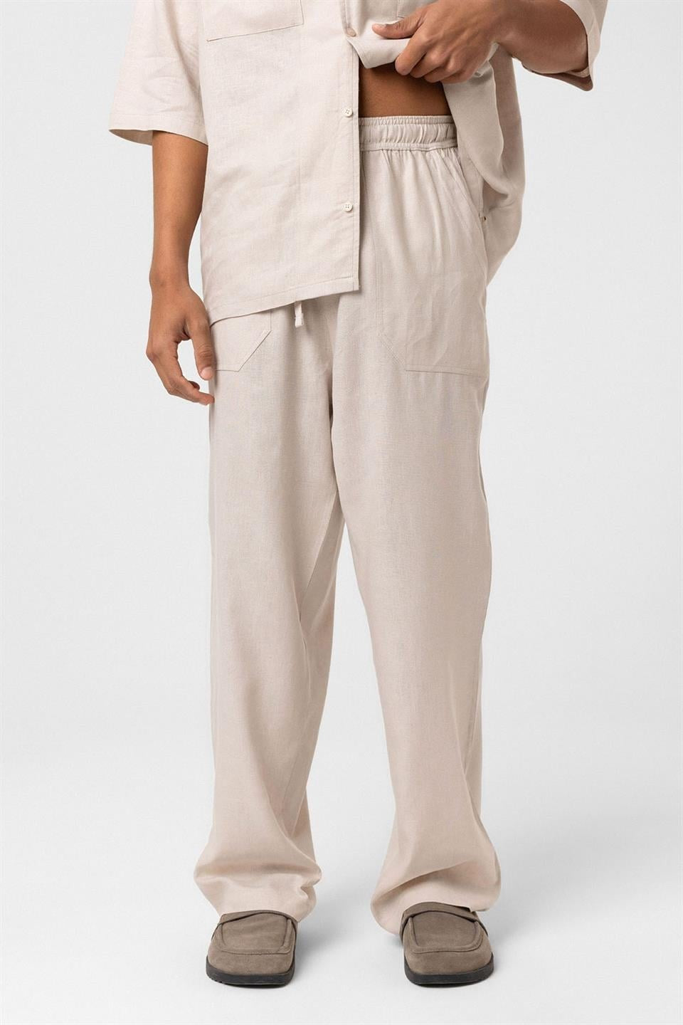 Baggy Keten Pantolon