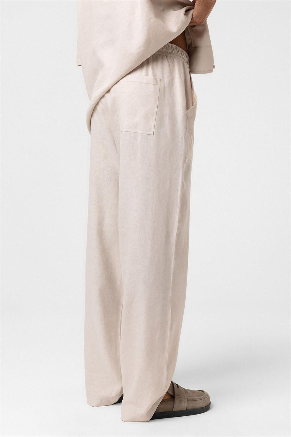 Baggy Keten Pantolon