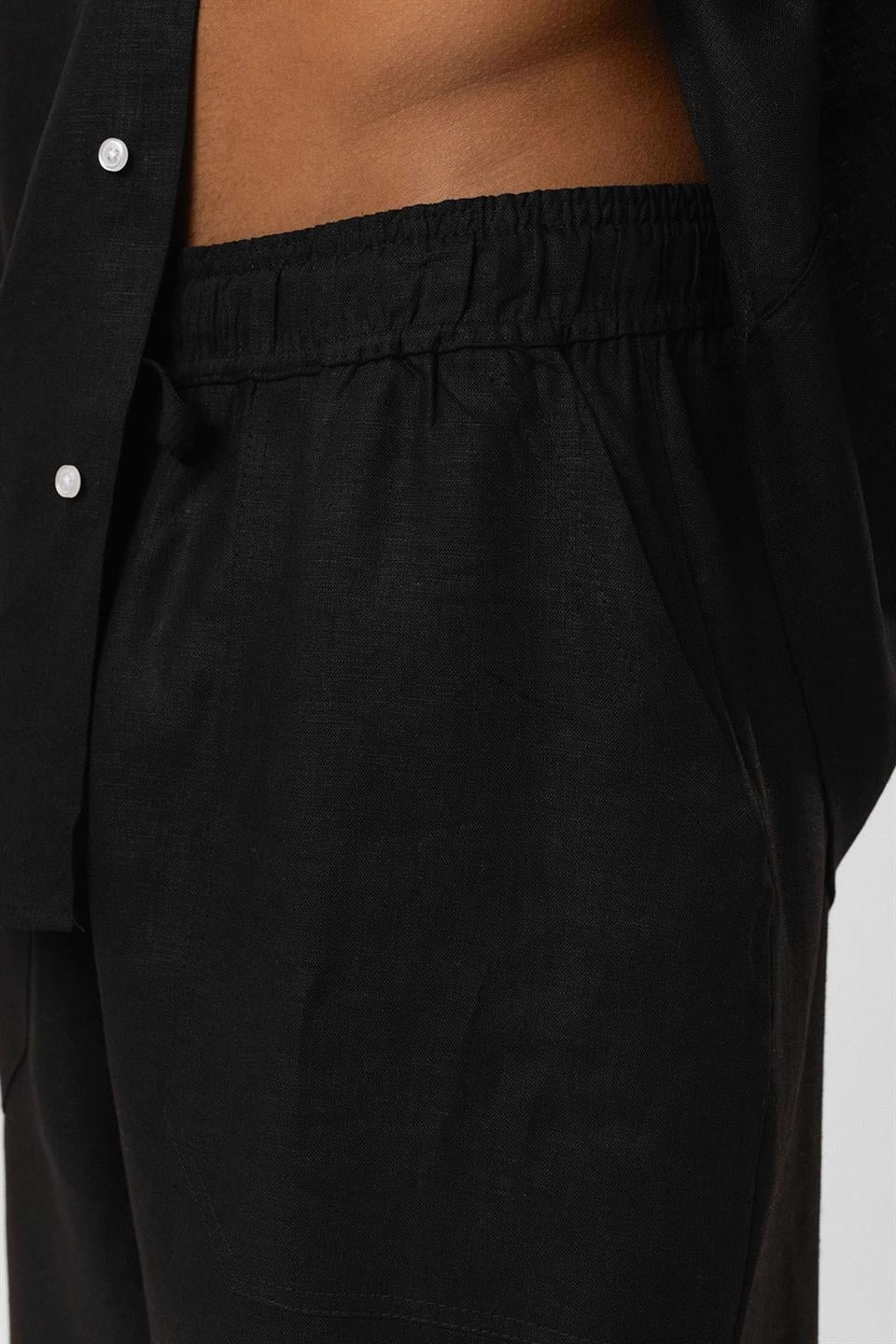 Baggy Keten Pantolon