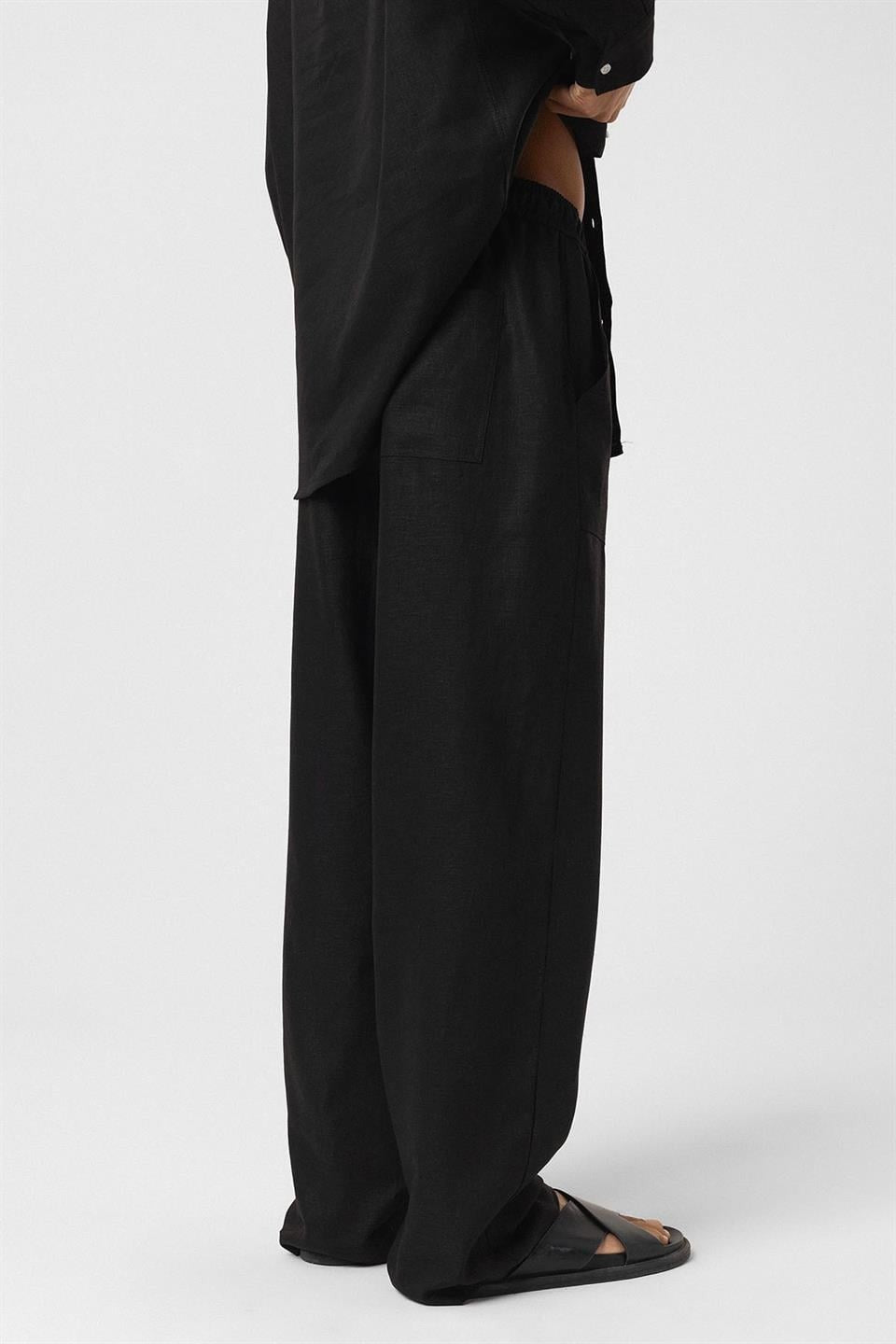 Baggy Keten Pantolon