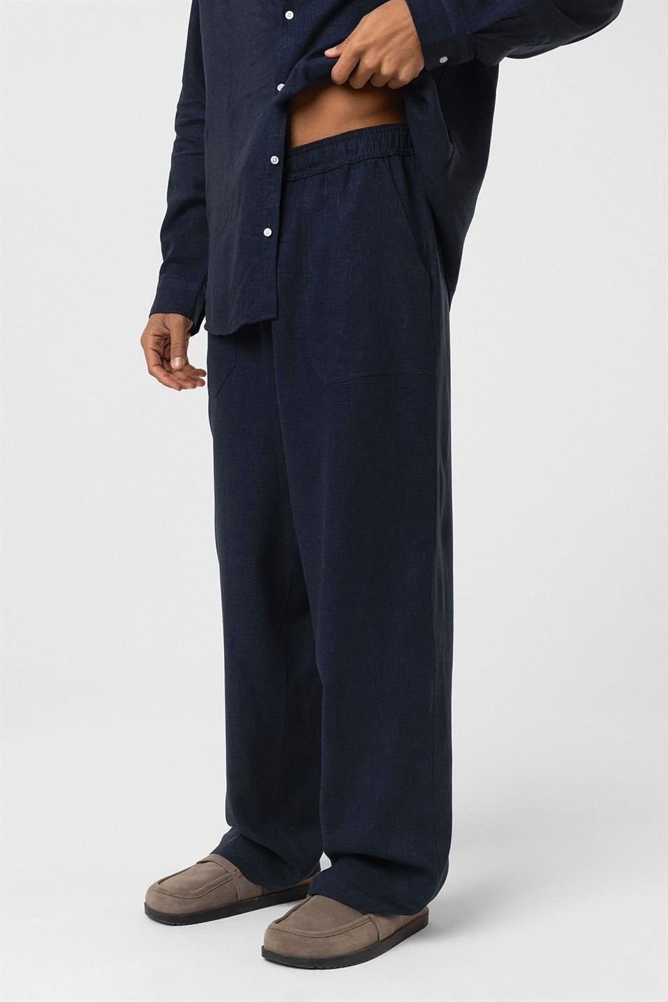 Baggy Keten Pantolon