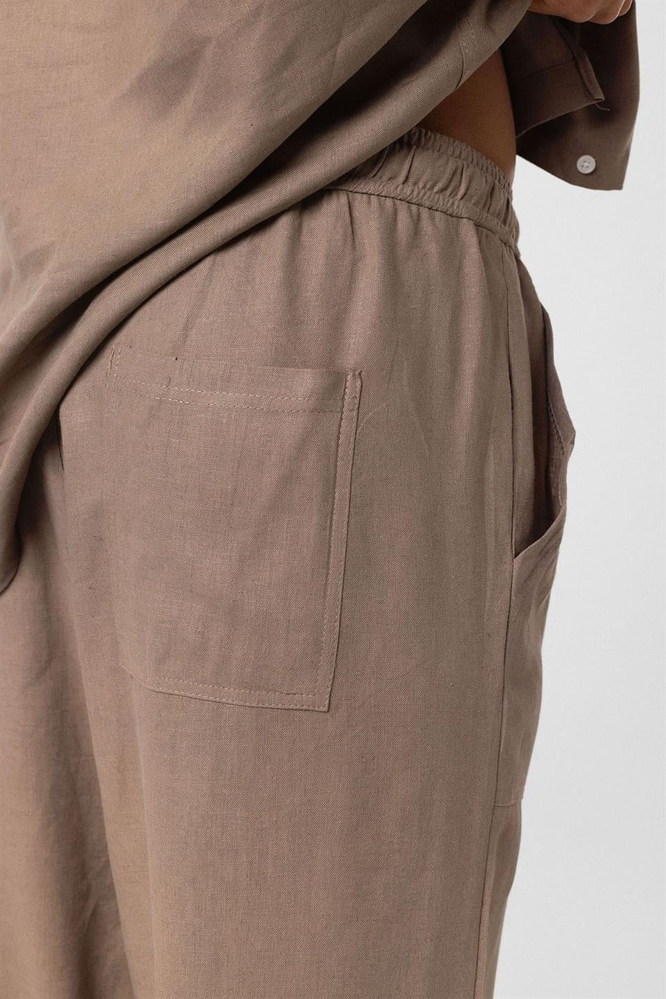 Baggy Keten Pantolon