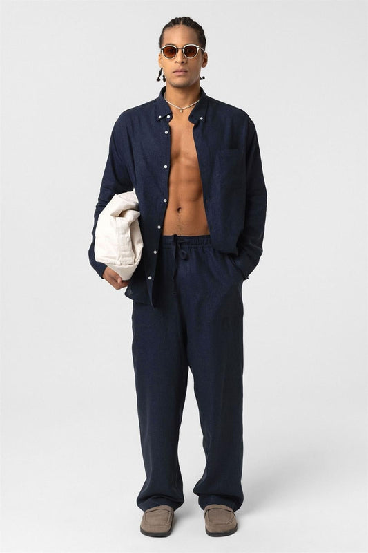 Baggy Keten Pantolon