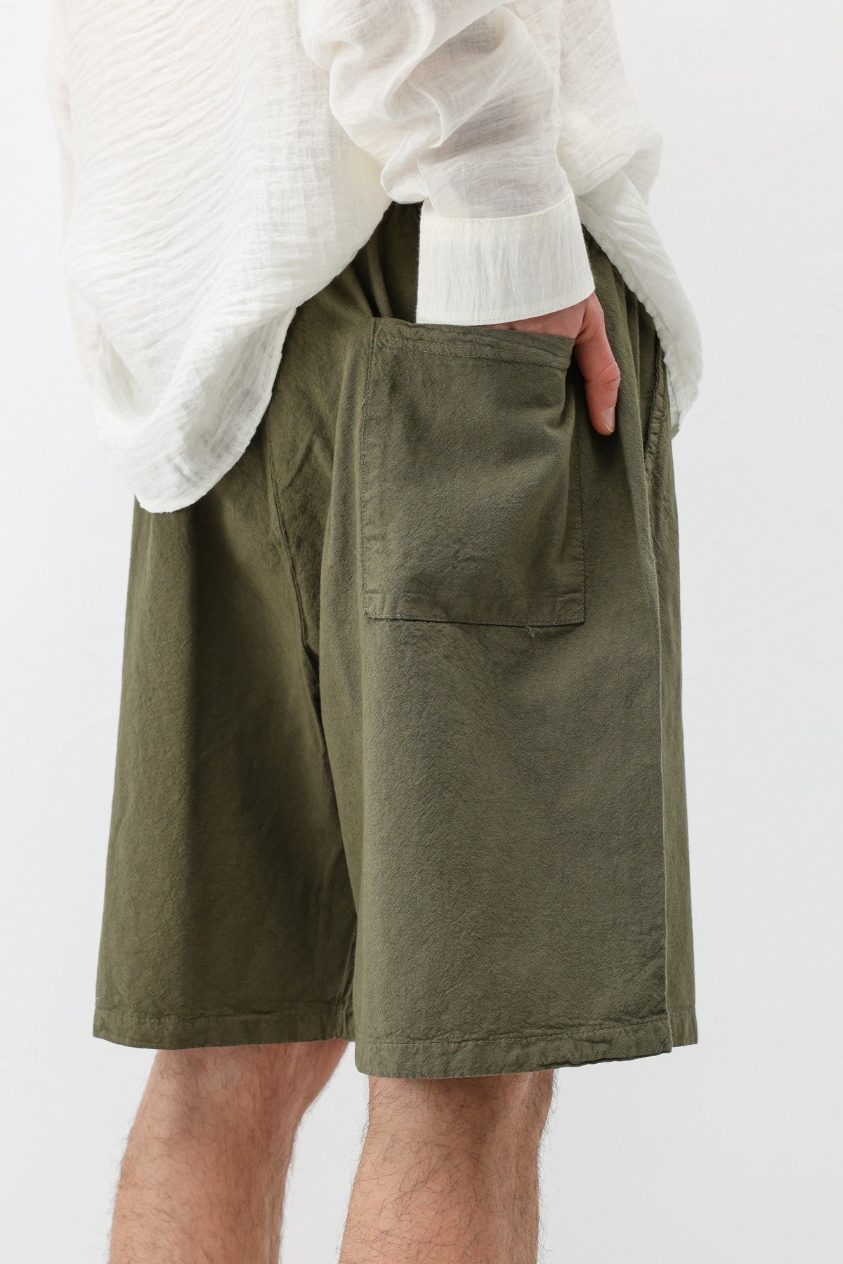 Oversize Keten Şort