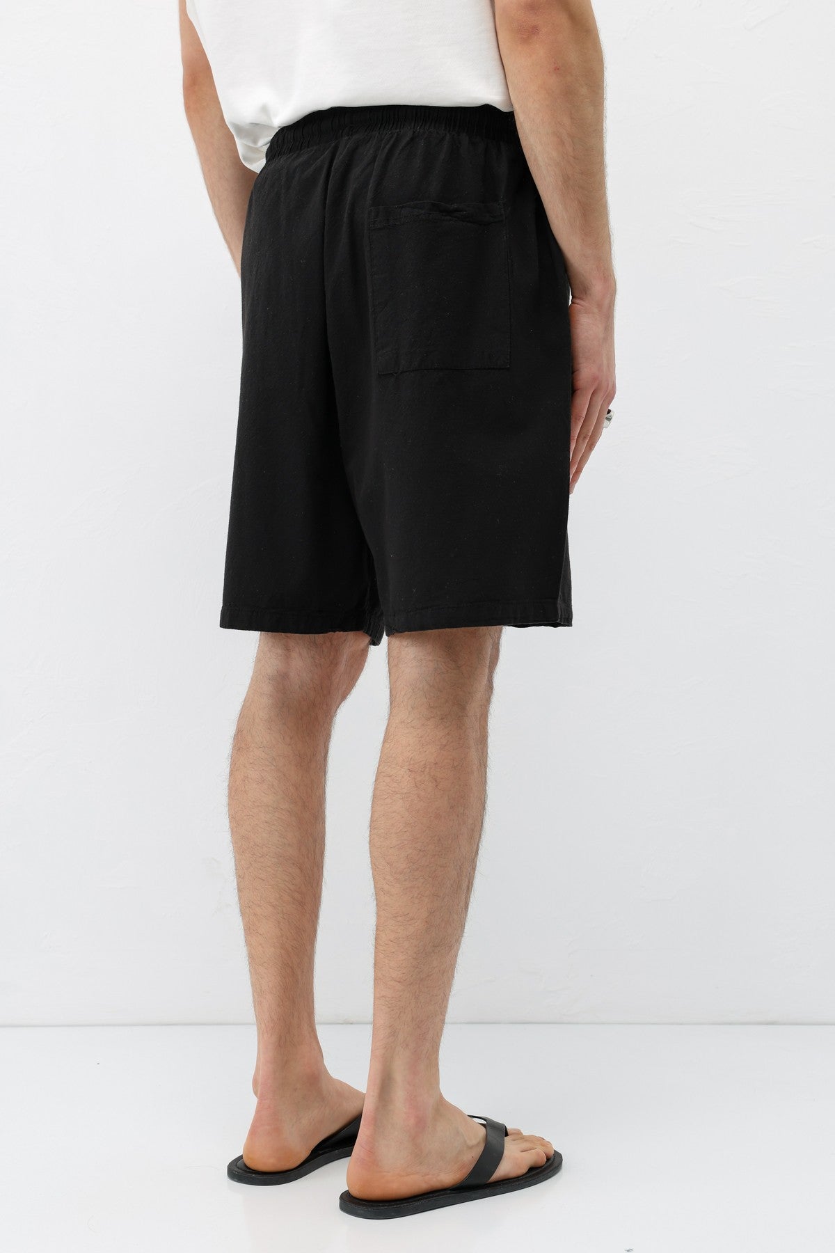 Oversize Keten Şort