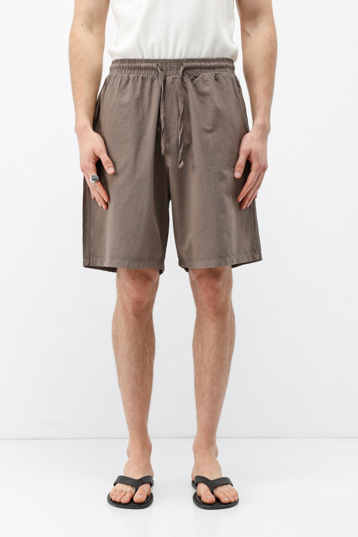 Oversize Keten Şort