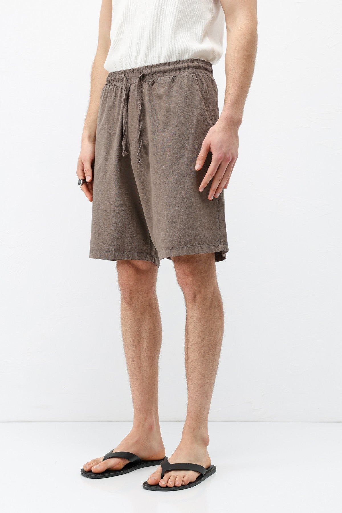 Oversize Keten Şort