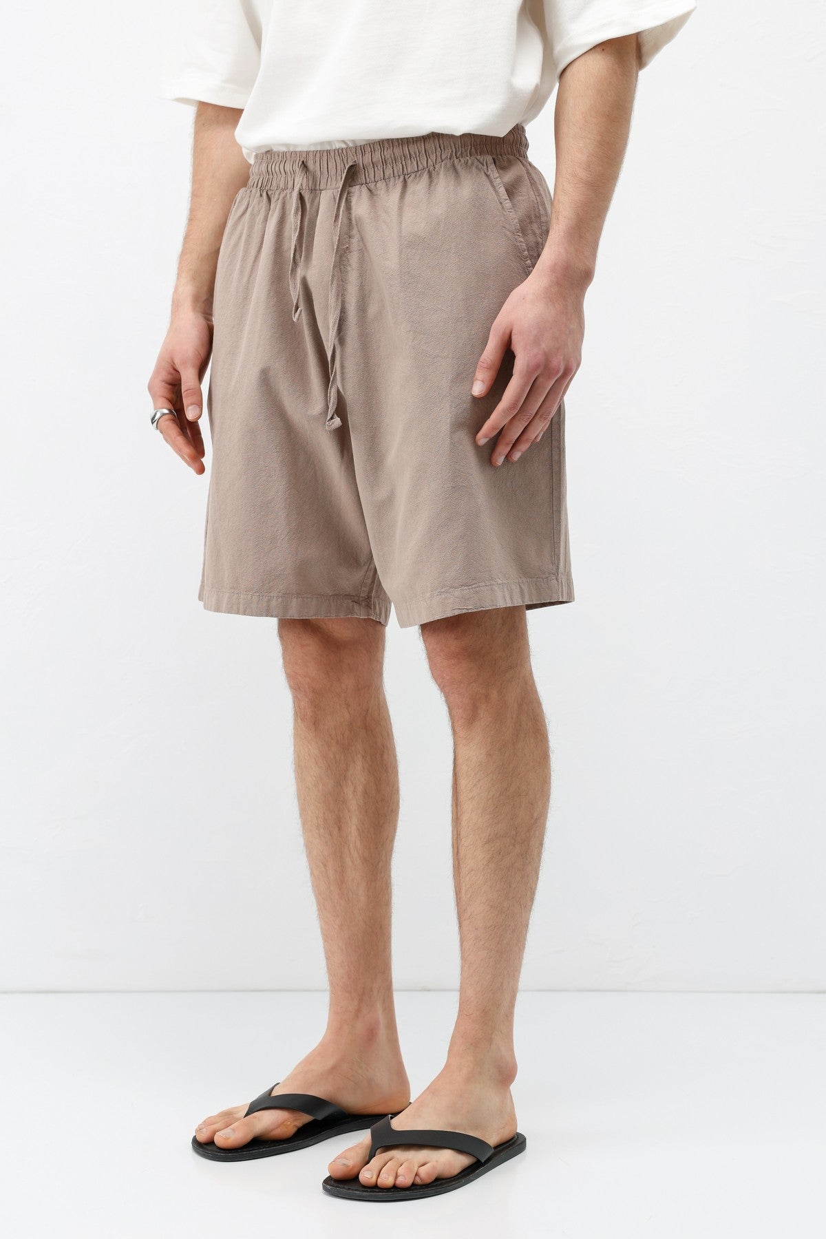 Oversize Keten Şort