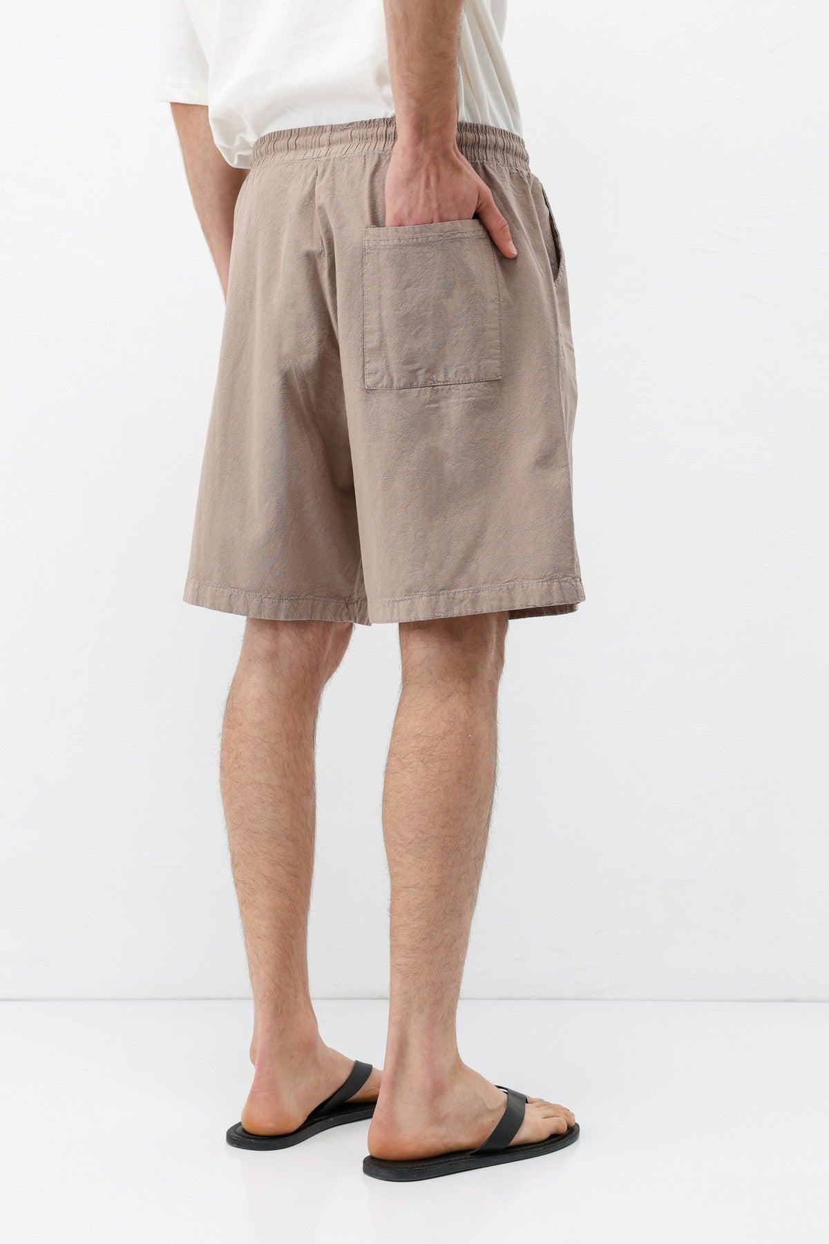Oversize Keten Şort