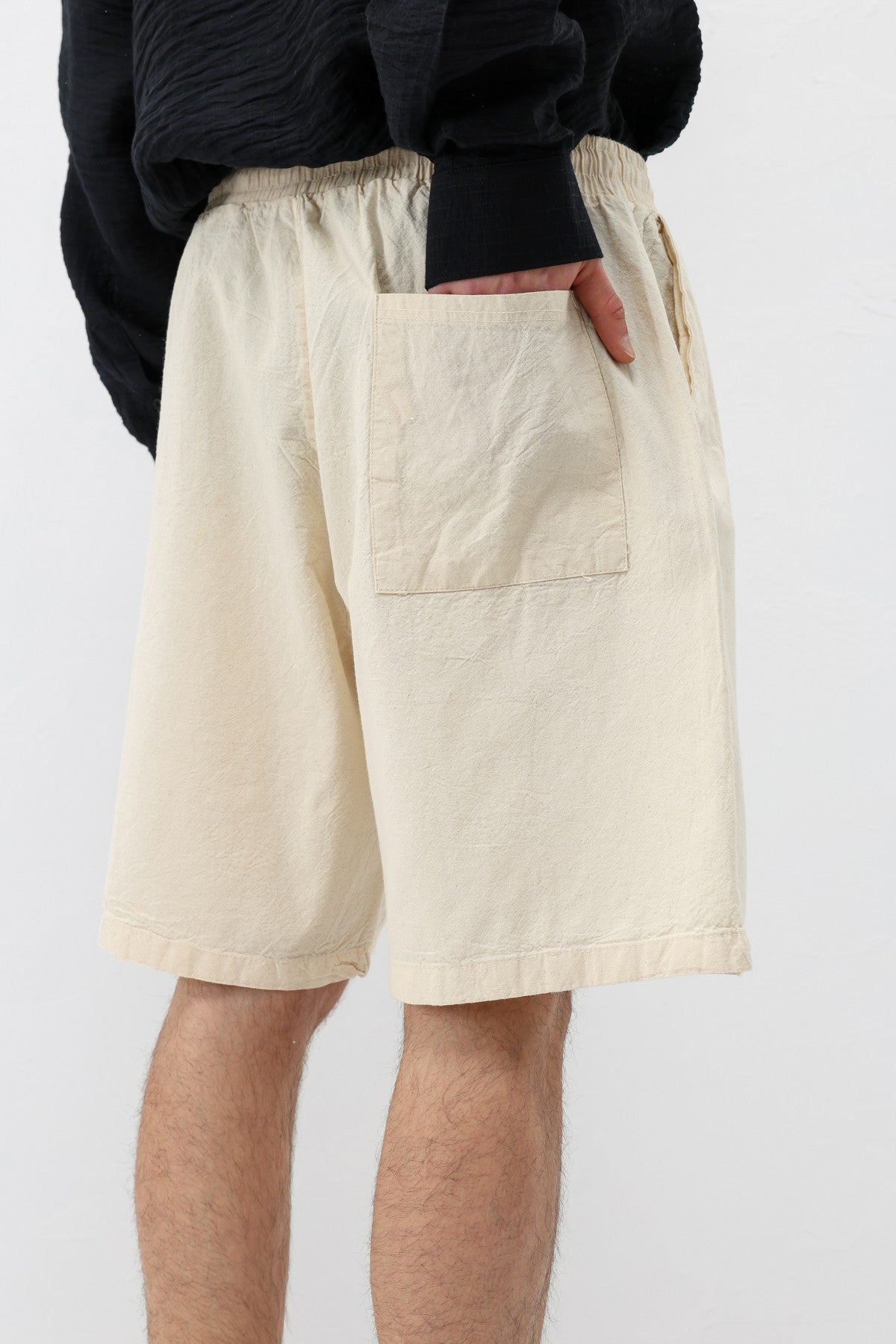 Oversize Keten Şort