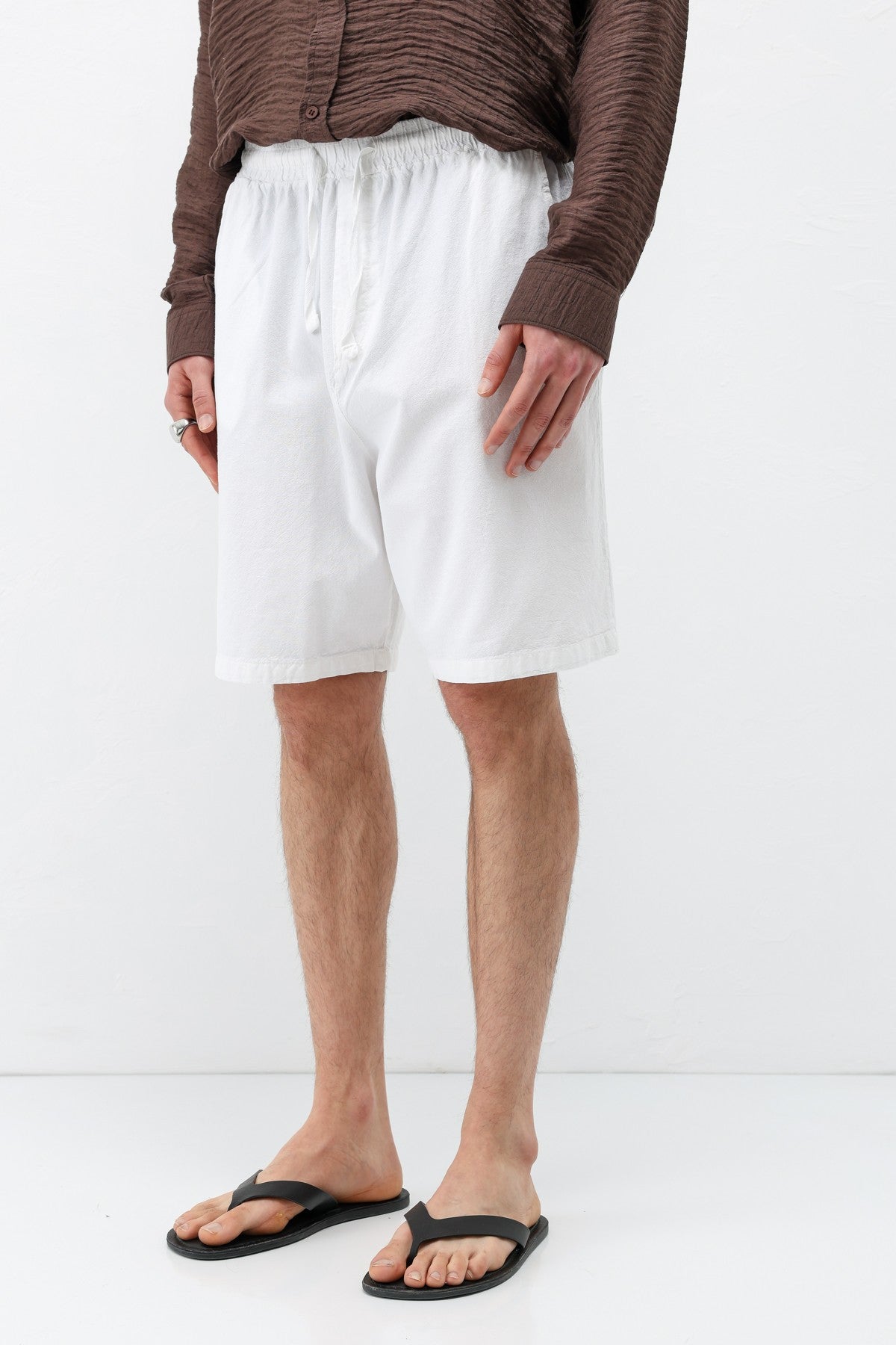 Oversize Keten Şort