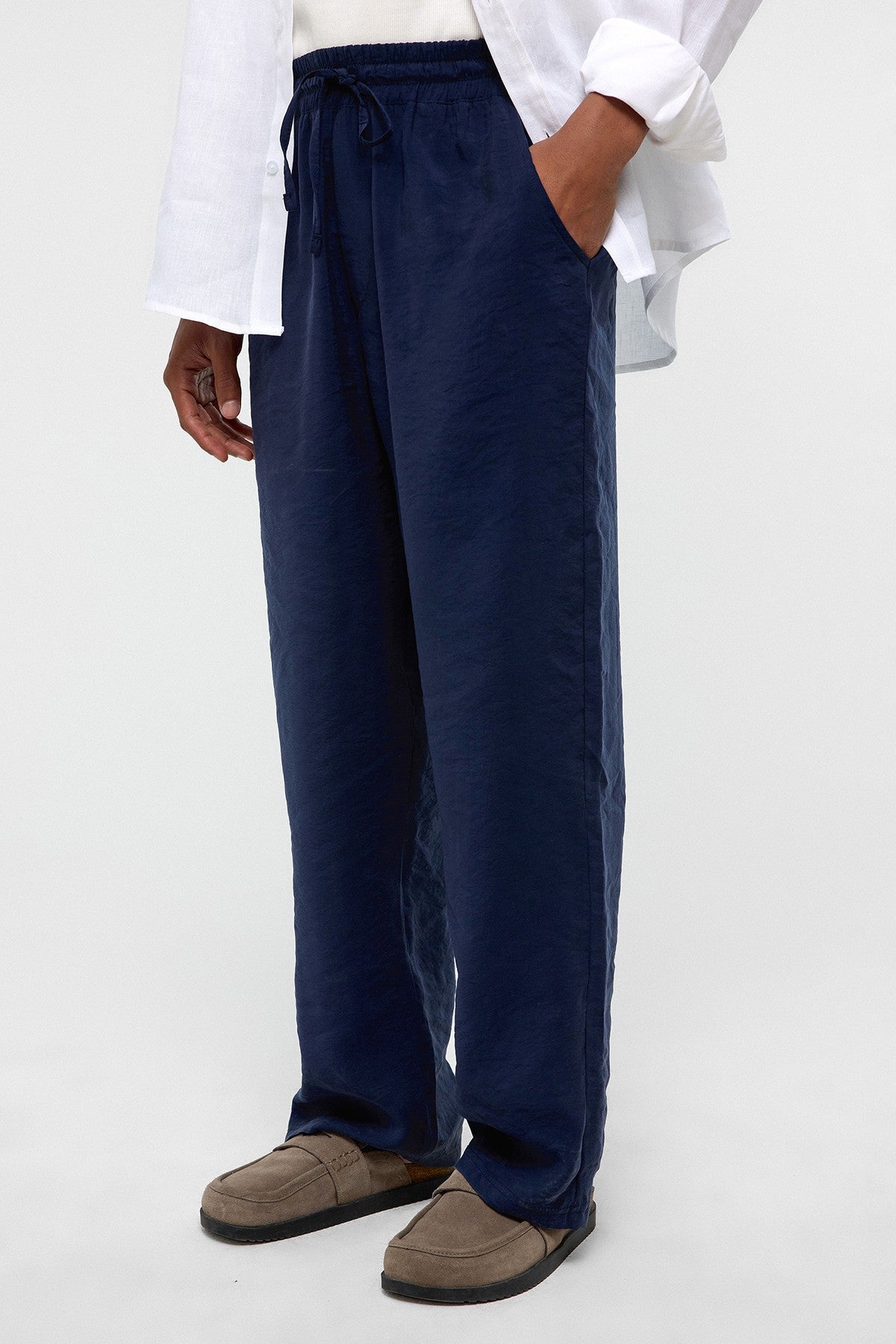 Baggy Fit Modal Kumaş Pantolon