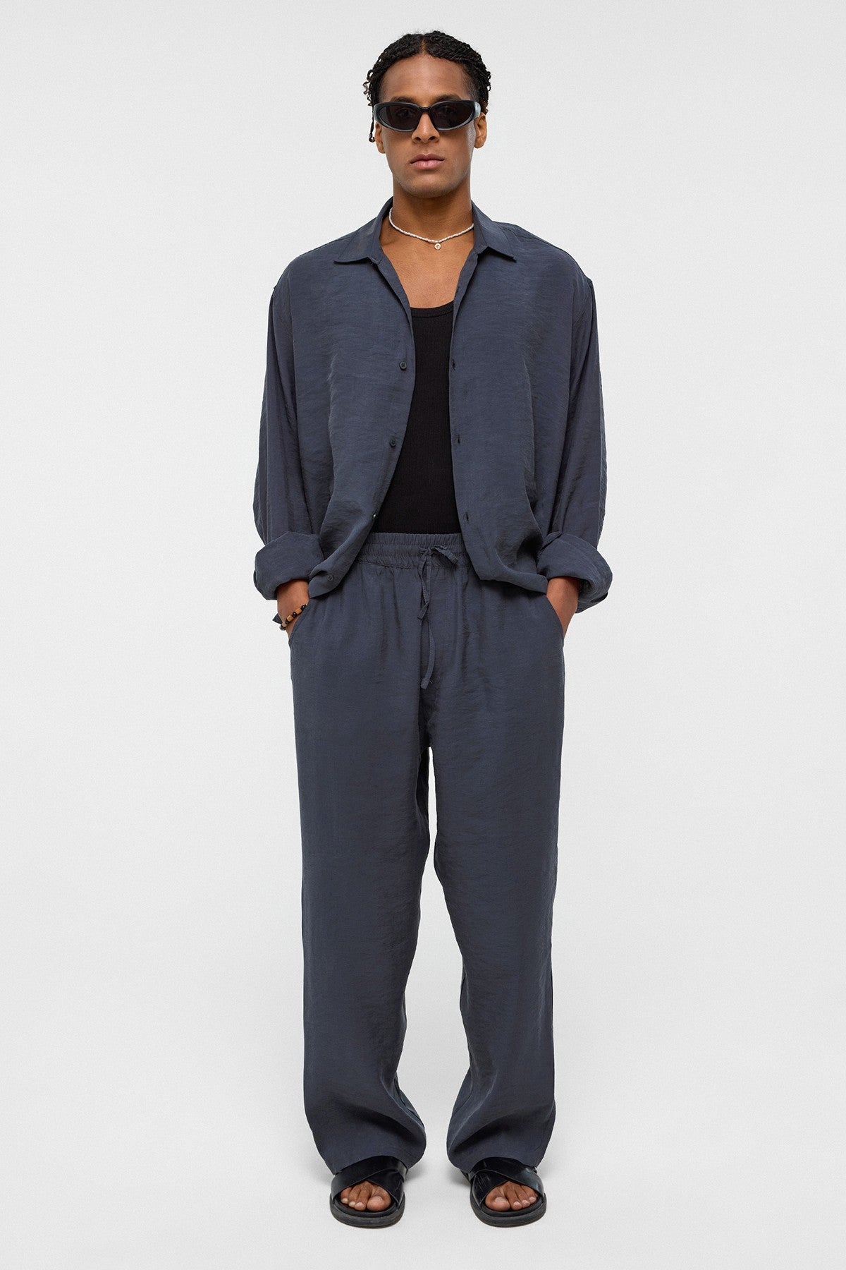 Baggy Fit Modal Kumaş Pantolon