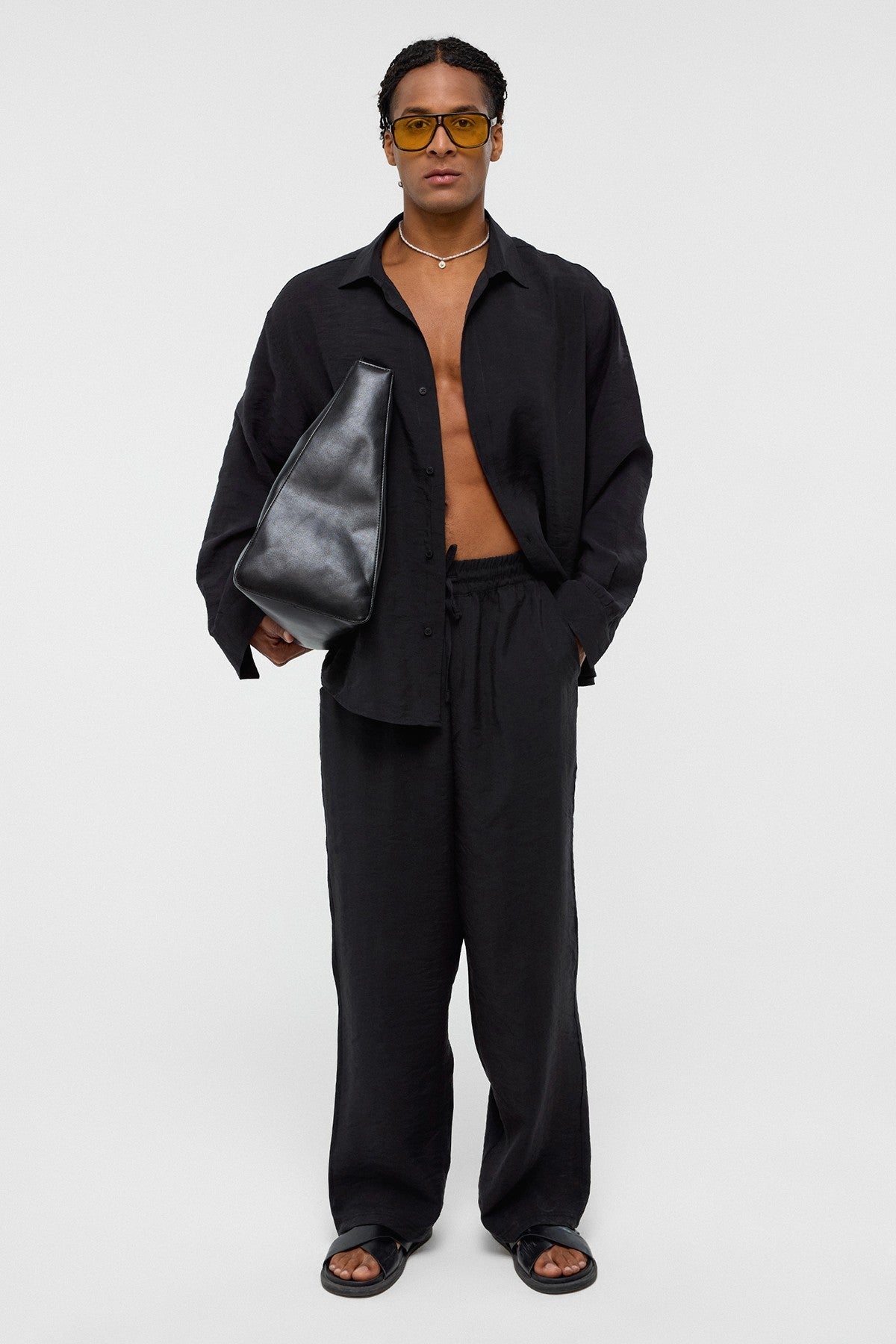Baggy Fit Modal Kumaş Pantolon