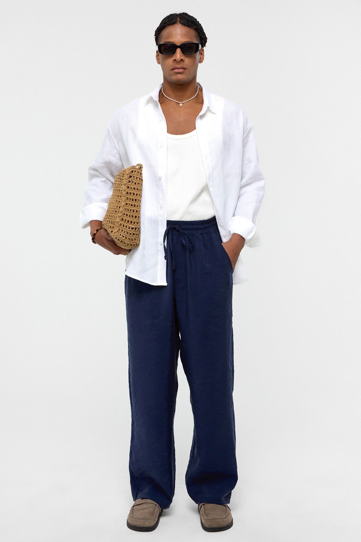 Baggy Fit Modal Kumaş Pantolon