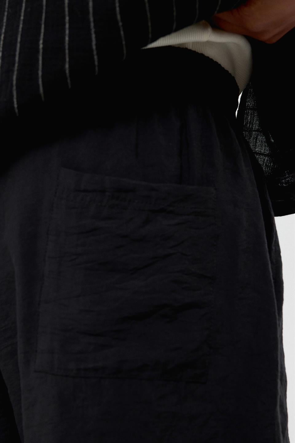Oversize Modal Kumaş Bermuda Şort