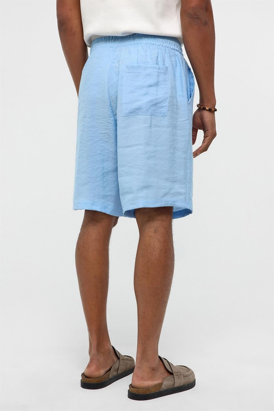 Oversize Modal Kumaş Bermuda Şort