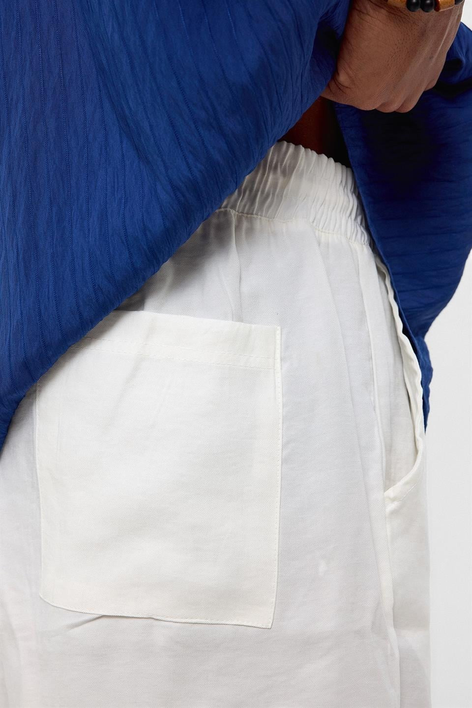 Oversize Modal Kumaş Bermuda Şort